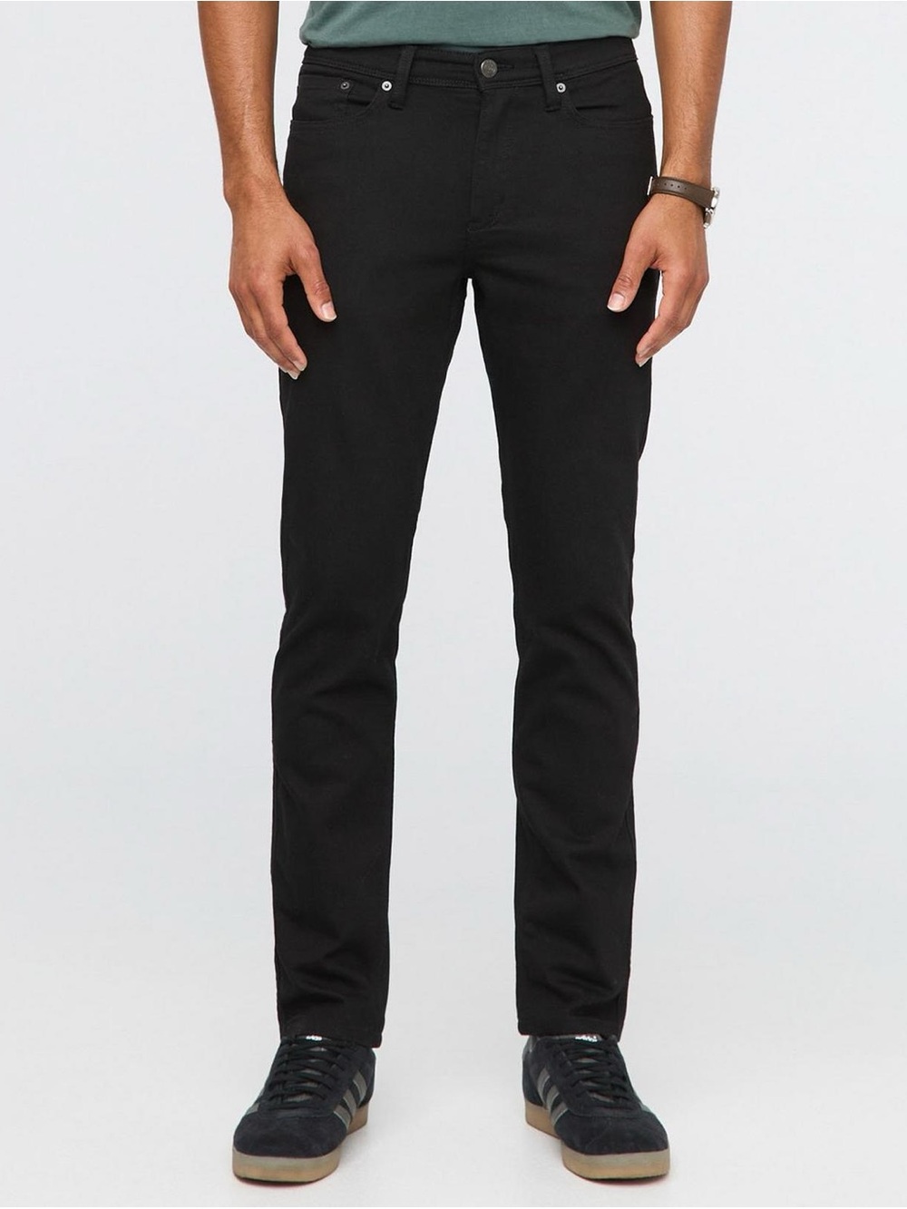 DU/ER - Men's Slim Straight Performance Denim Jeans — Black, Size 33 w, 32 L